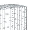 vidaXL Gabione mit Deckel 600x50x150 cm Verzinktes Eisen