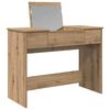 vidaXL Kosmetiktisch mit Schubladen Artisan-Eiche 100 x 45 x 76 cm