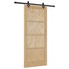 vidaXL Schiebet&uuml;r ORKDAL 86 x 198,5 cm Massives Kiefernholz Natur