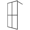vidaXL Duschwand f&uuml;r Walk-in Dusche Mattes Sicherheitsglas 80x195 cm