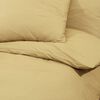 vidaXL Bettw&auml;sche-Set Taupe 140x200 cm Baumwolle