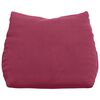 vidaXL R&uuml;ckenkissen Weinrot 60 x 20 x 50 cm Cordstoff