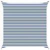 vidaXL Sonnensegel Blau und Wei&szlig; 4 x 4 m 100 % Polyester Oxford
