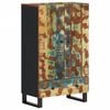 vidaXL Highboard mit Schublade 60x33x100 cm Massives Altholz & Eisen