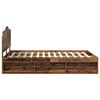 vidaXL Bettrahmen Altholz 160 x 200 cm Massives Kiefernholz