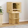 vidaXL Terrarienbasis Braun 50 x 50 x 50 cm OSB