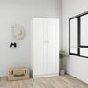 vidaXL Kleiderschrank Wei&szlig; 82,5x51,5x180 cm Holzwerkstoff