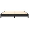 vidaXL Bettgestell ohne Matratze Schwarz 180x200 cm Samt