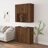 vidaXL Highboard Braun Eichen-Optik Holzwerkstoff