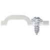 vidaXL LED Streifen Clips 12 pcs Transparent 23,8 x 7,3 x 4,3 mm