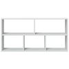 vidaXL Wandregal Wei&szlig; 100x25x50 cm Holzwerkstoff