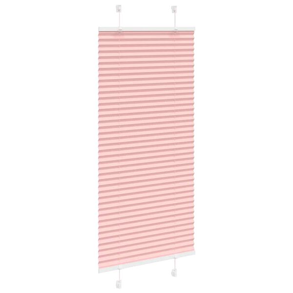 vidaXL Plissee Rosa 65x150 cm Stoffbreite 64,4 cm Polyester