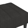 vidaXL Fu&szlig;hocker Schwarz 78x56x32 cm Stoff