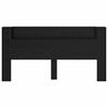 vidaXL Kopfteil Schwarz Eichen-Optik 200 x 15 x 103,5 cm Holzwerkstoff