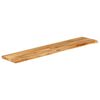 vidaXL Tischplatte mit Baumkante 160x40x2,5 cm Massivholz Mango