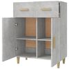 vidaXL Sideboard Betongrau 69,5x34x89 cm Holzwerkstoff
