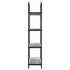 vidaXL B&uuml;cherregal Graues Sonoma 80 x 30 x 146 cm Holzwerkstoff