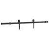 vidaXL Schiebet&uuml;rbeschlag-Set 152,5 cm Stahl Schwarz