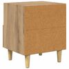 vidaXL Nachttisch 2 pcs Artisan-Eiche 40 x 35 x 47 cm Holzwerkstoff