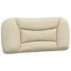 vidaXL Bettgestell ohne Matratze "Hvar" Creme 80x200 cm Stoff