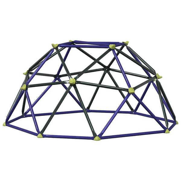 vidaXL Kletter Dome Blau Stahl