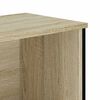 vidaXL B&uuml;cherregal Sonoma-Eiche 50x31x137,5 cm Holzwerkstoff