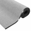 vidaXL Fu&szlig;matte Grau und Schwarz 120 x 350 cm Polypropylen und Vinyl
