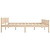 vidaXL Massivholzbett Kiefer 200x200 cm