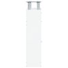 vidaXL Schuhschrank Hochglanz-Wei&szlig; 63x24x104 cm Holzwerkstoff