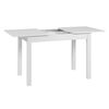 Finori Ausziehtisch Mora 80B Wei&szlig;
