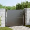 vidaXL Gartentor Schwarz 85 x 105 cm Pulverbeschichteter Stahl