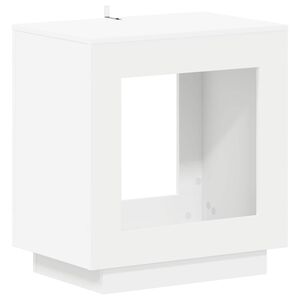 vidaXL Beistelltisch Wei&szlig; 60 x 40 x 65 cm Holzwerkstoff