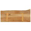 vidaXL Tischplatte mit Baumkante 80x20x3,8 cm Massivholz Mango