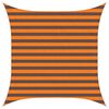 vidaXL Sonnensegel Orange und Braun 2 x 2 m 100 % Polyester Oxford