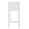 vidaXL Konsolentisch Wei&szlig; 75x35x75 cm Massivholz Kiefer