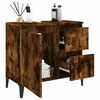 vidaXL Badschrank R&auml;uchereiche 65x33x60 cm Holzwerkstoff