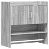 vidaXL Wandregal Wandhalterung Grau Sonoma 80 x 36 x 80 cm