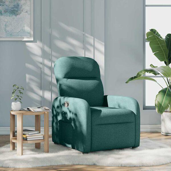 vidaXL Relaxsessel Dunkelgr&uuml;n Stoff