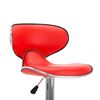 vidaXL Barhocker 2 Stk. Rot Kunstleder