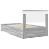 vidaXL Bettrahmen Graues Sonoma 100 x 200 cm Holzwerkstoff