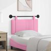 vidaXL H&auml;ngevorderseite Wandmontiert Uni Rosa 90 x 55 x 5 cm Stoff