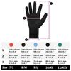 vidaXL Arbeitshandschuhe 12 pcs Schwarz 10 / XL Polyester