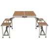 Outwell Klappbarer Campingtisch Dawson Bambus