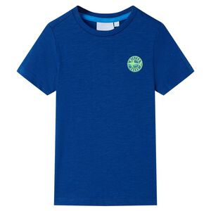 vidaXL Kinder-T-Shirt Dunkelblau 104