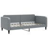 vidaXL Tagesbett Hellgrau 90x200 cm Stoff