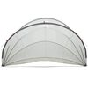 vidaXL Pool-Dome Grau und Orange 546 x 516 x 250 cm