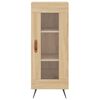 vidaXL Sideboard Sonoma-Eiche 34,5x34x90 cm Holzwerkstoff
