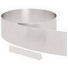 vidaXL Raseneinfassung 450 x 20 cm Edelstahl Silber