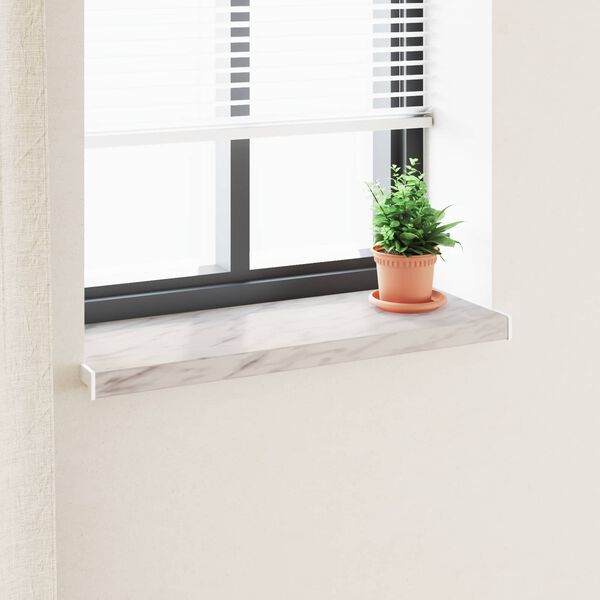 vidaXL Fensterbank Marmor Text -enure 60 x 30 x 4,5 cm PVC
