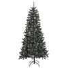 vidaXL K&uuml;nstlicher Weihnachtsbaum mit St&auml;nder Gr&uuml;n 240 cm PVC
